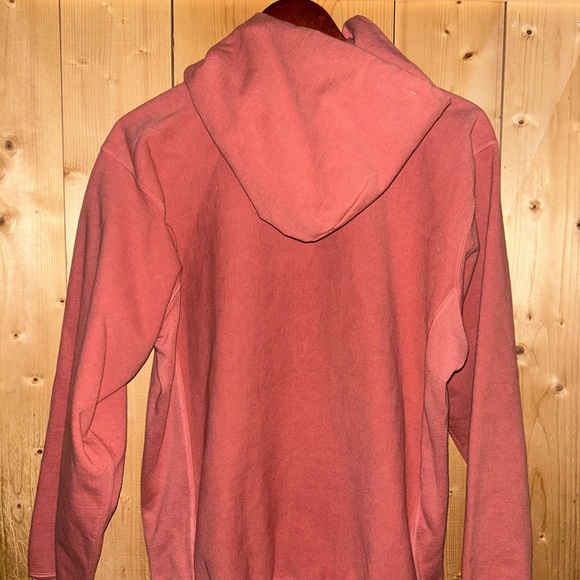 Auralee Super Milled Sweat P/O Parka 3 (small) Pink Red - Picture 4 of 5